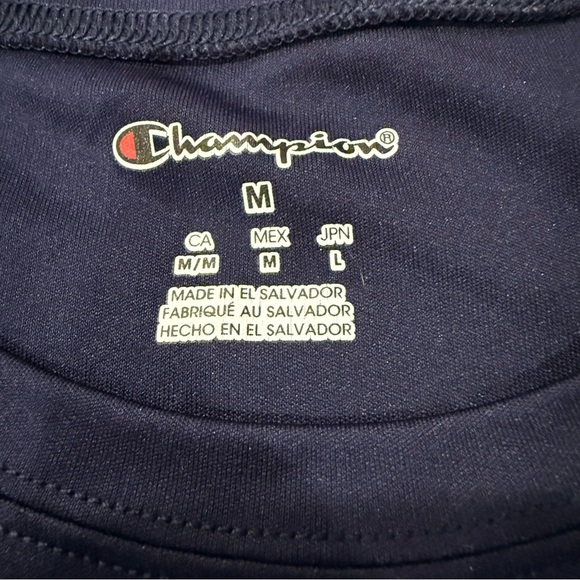 Champion Dark Blue USN Navy Men's Tee - Picture 2 of 7